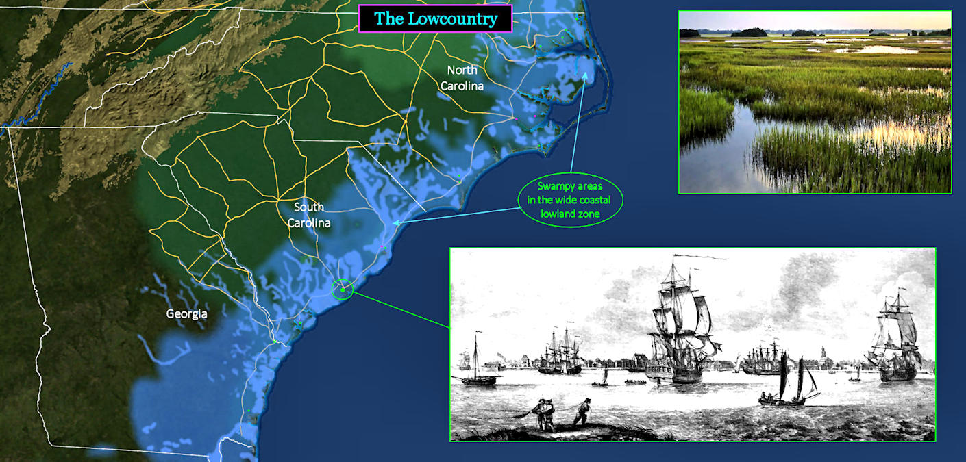 The Carolinas, 1800